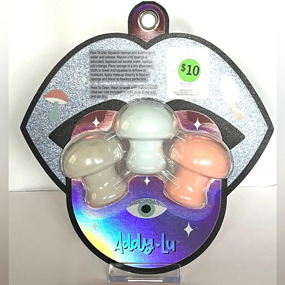 3PK Makeup Mushroom Beauty Blenders